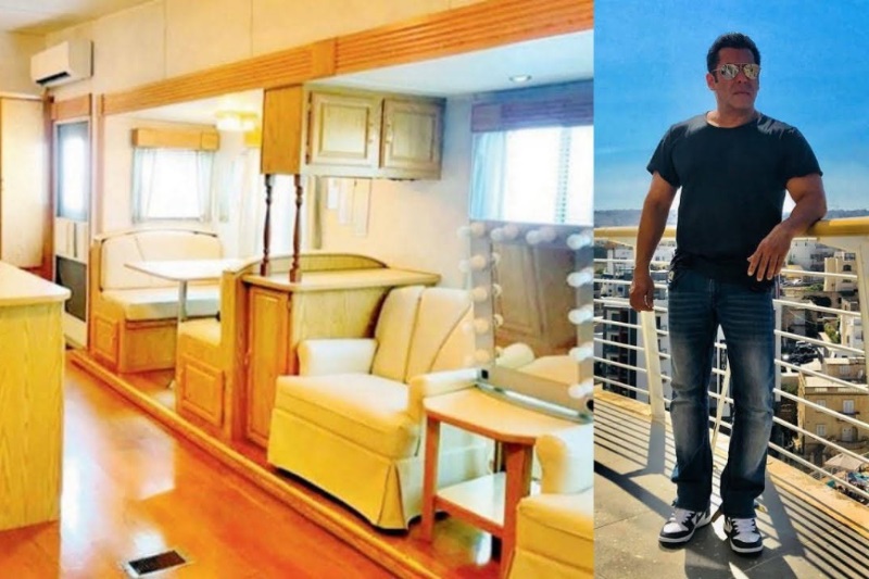 Inside Look Of Salman Khan S Lavish Vanity Van On The Sets