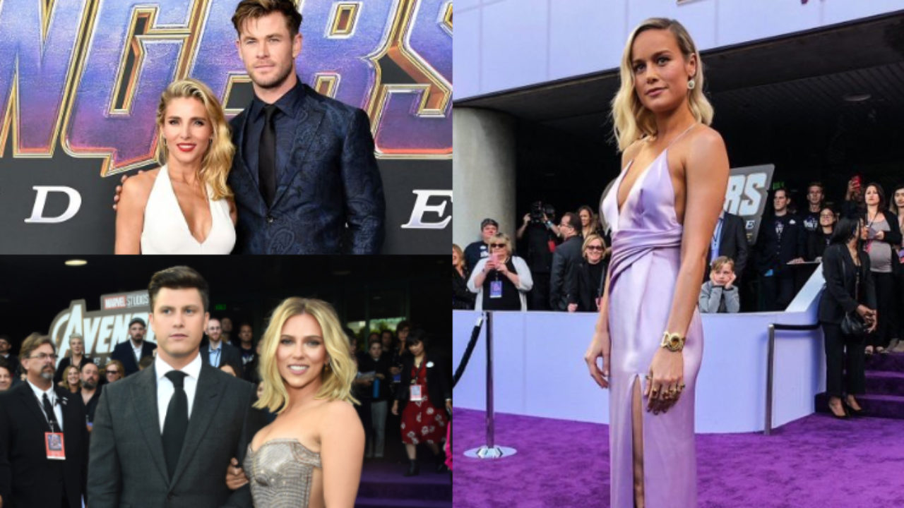 avengers endgame purple carpet