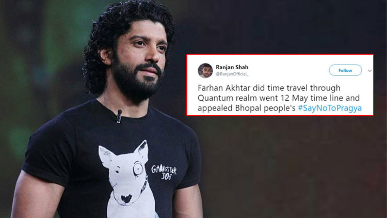 Farhan Akhtar trolled for his vote appeal to Bhopal electorates