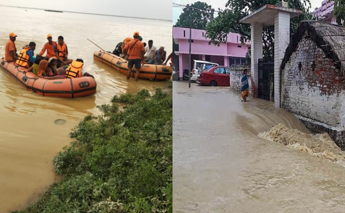 Bihar Floods 4 dead,18 lakh affected, six districts under water