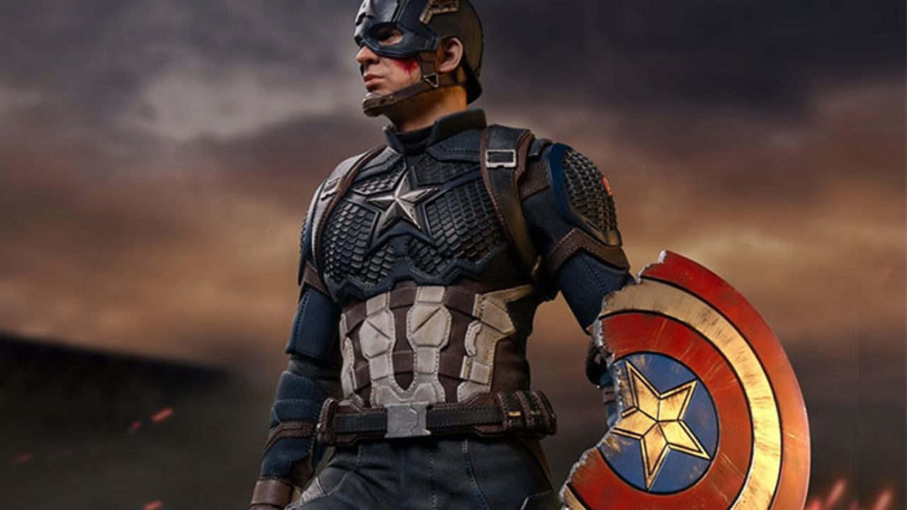 Captain America With Broker Shield